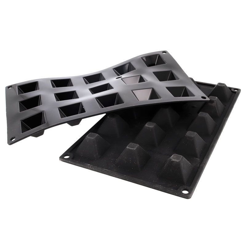 Moule silicone 15 mini pyramides