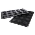 Moule silicone 15 mini-tartelettes 4,5 cm Moule silicone 15 mini-tartelettes 4,5 cm