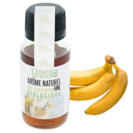 Arôme naturel de Banane biologique 50 ml