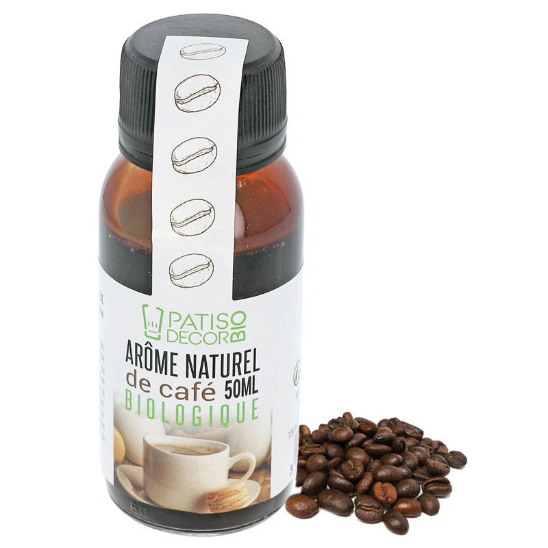 Arôme Naturel Alimentaire de Café ou Extrait de Café à Pâtisserie Arome  Flacon de 50ml