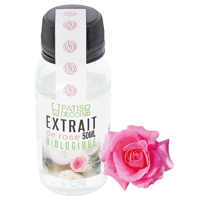 Extrait de rose biologique 50 ml