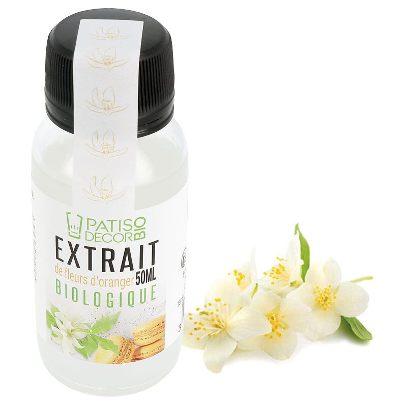 Extrait de fleurs d'oranger biologique 50 ml