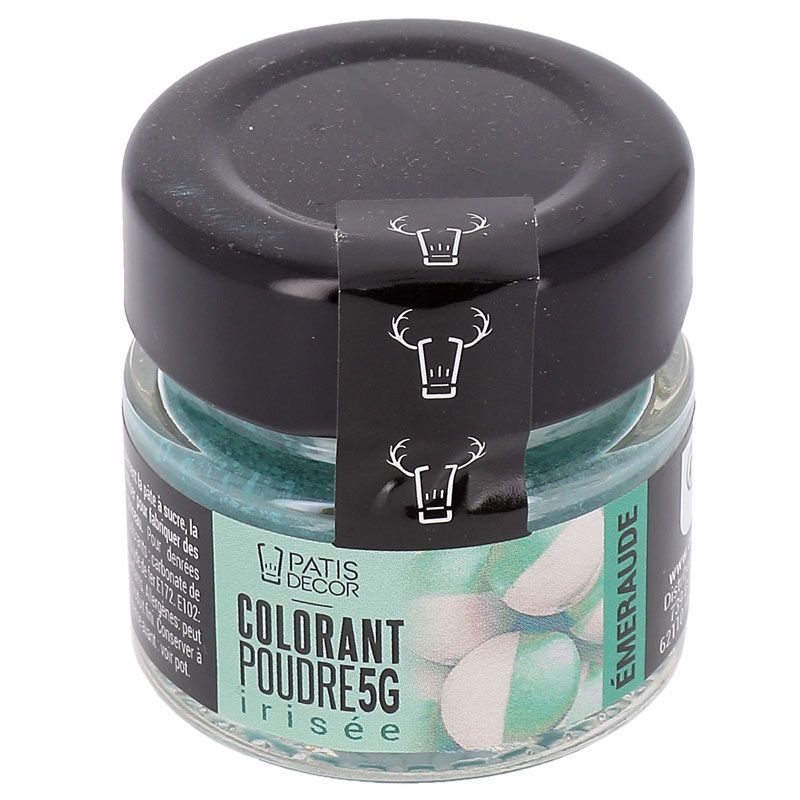 Colorant alimentaire poudre irisé doré brillant 5 g - Patisdécor