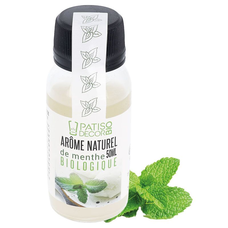 Arôme naturel de menthe biologique 50 ml