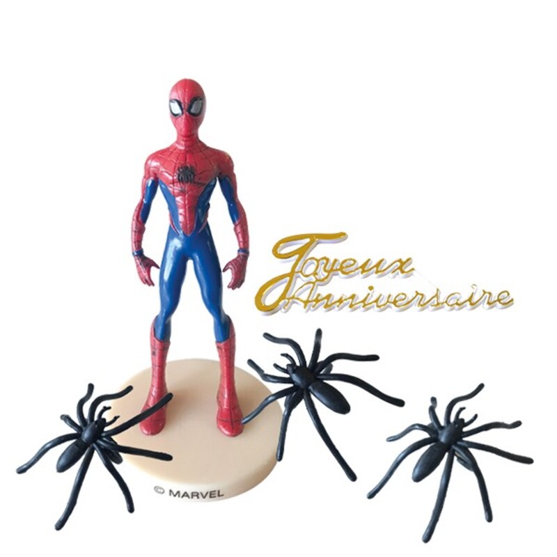 kit spiderman pour décoration anniversaire spiderman