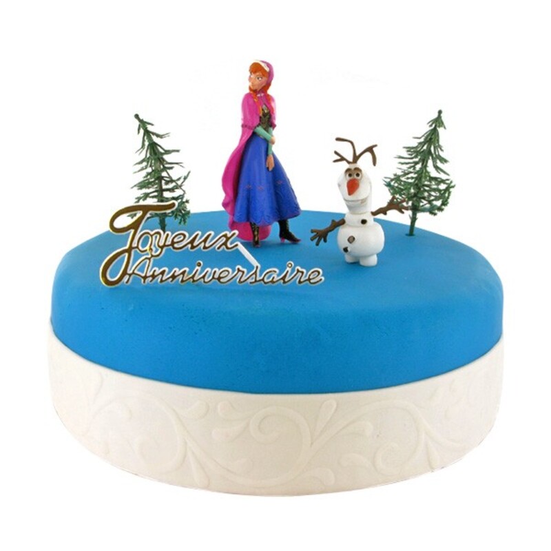 Kit Décor gâteau La Reine des Neiges