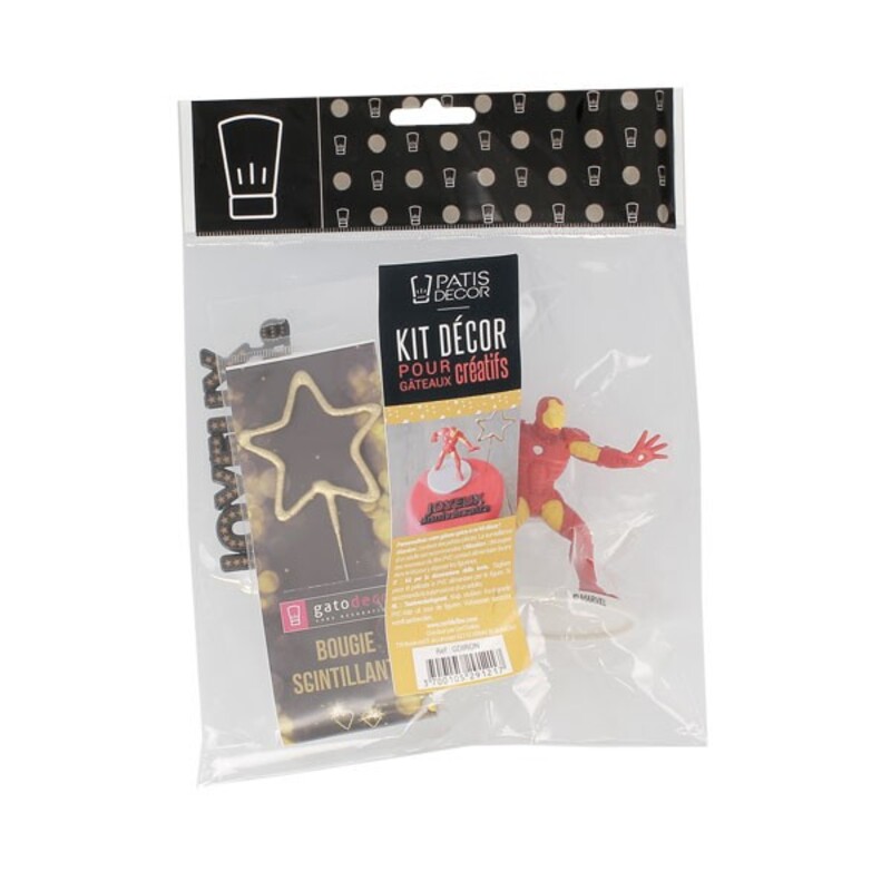 Kit Décor gâteau Iron Man