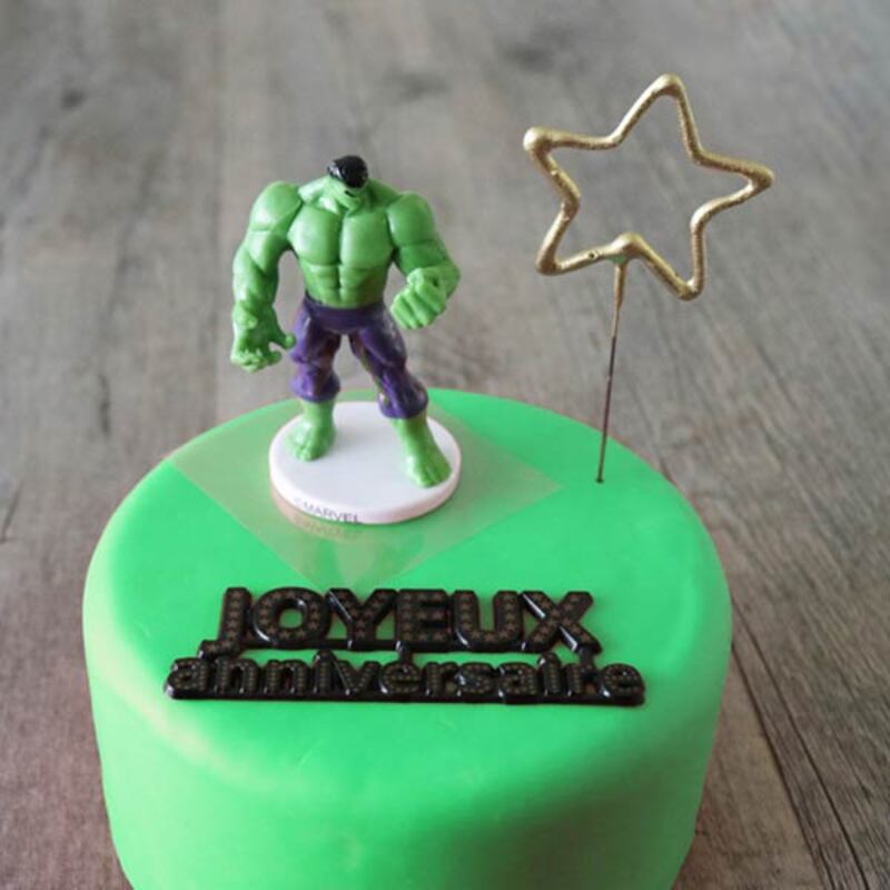 Kit Décor gâteau Hulk