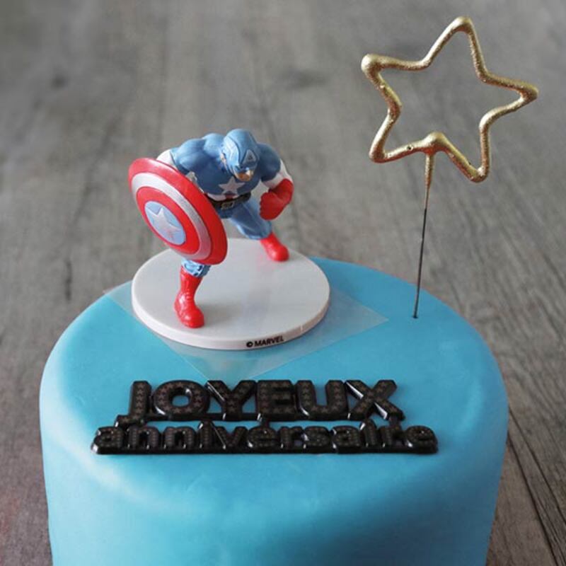 Kit Décor gâteau Captain America Avengers