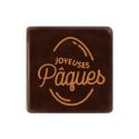 Carrés chocolat Joyeuses Pâques 3x3 cm (x175) Carrés chocolat Joyeuses Pâques 3x3 cm (x175)