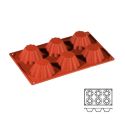 Moule silicone 6 mini brioches