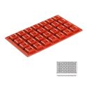 Moule silicone 28 mini savarins carrés