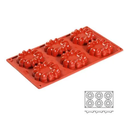 Moule silicone 6 st honoré