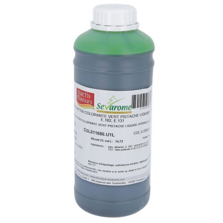 Colorant alimentaire liquide Vert Pistache 100ml - Colichef