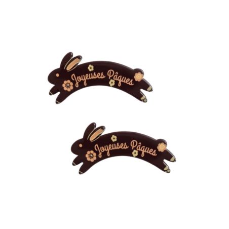 Embout de Bûche Motifs Or Décor en Chocolat 77x65 mm (x42) Florensuc -  , Achat, Vente