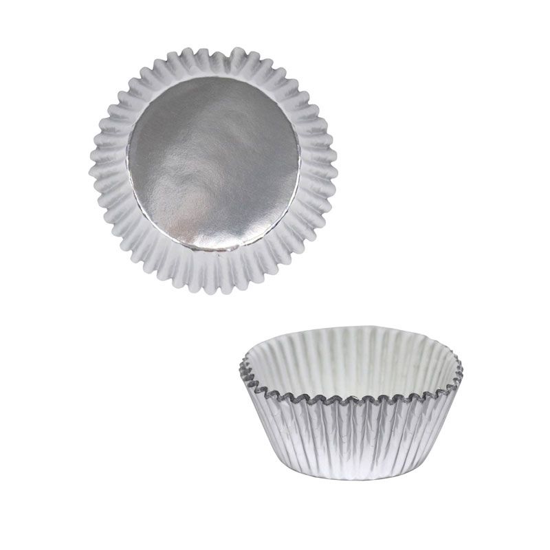 Caissette cupcake standard argentée (x30) - PME