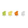 Lapins sur pique plastique assortis (x32)