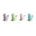 Poussins sur pique plastique assortis (x64)