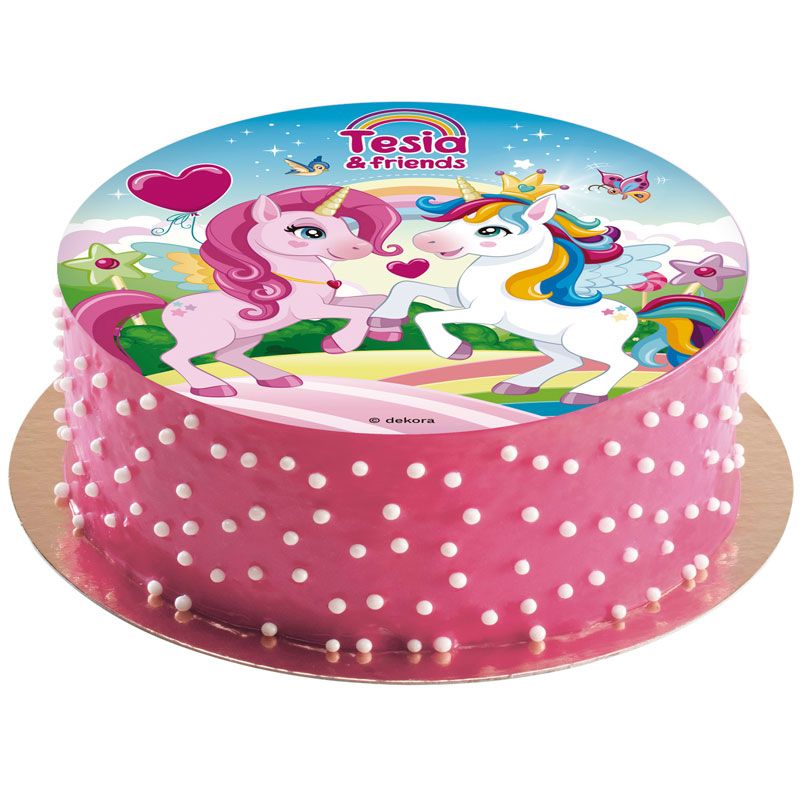 Disque gâteau en azyme Tesia & Friends 15,5 cm