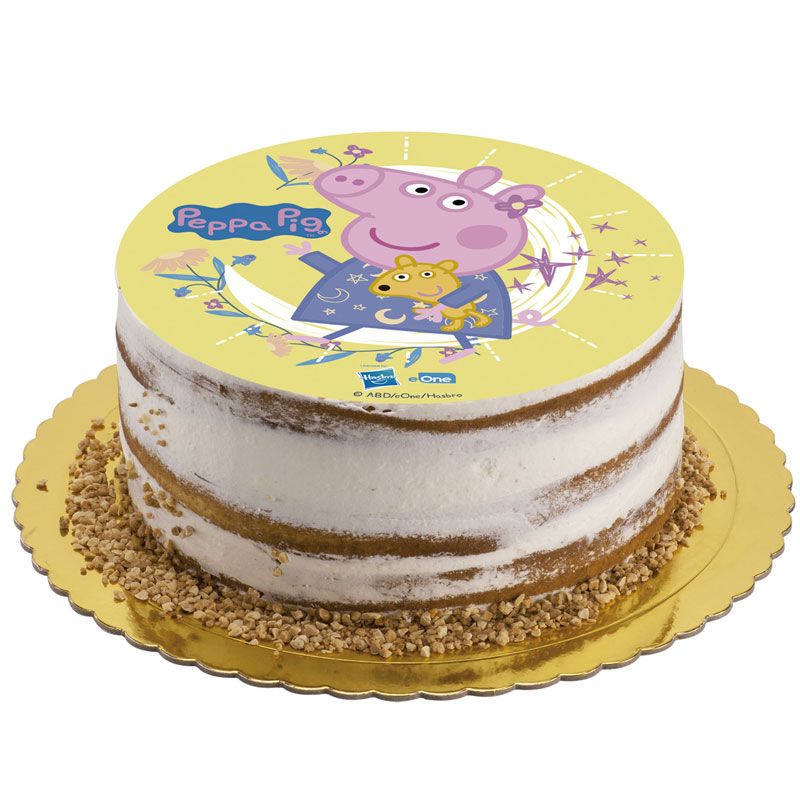 Disque gâteau en azyme Peppa Pig 15,5 cm
