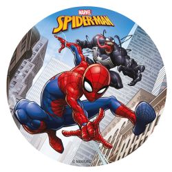 Déco anniversaire thème spiderman et building à imprimer chez vous