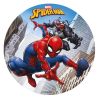 Disque gâteau en azyme Spiderman 15,5 cm