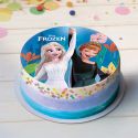 Disque gâteau en azyme Reine des Neiges 15,5 cm Disque gâteau en azyme Reine des Neiges 15,5 cm