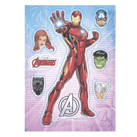 Silhouettes en azyme Avengers