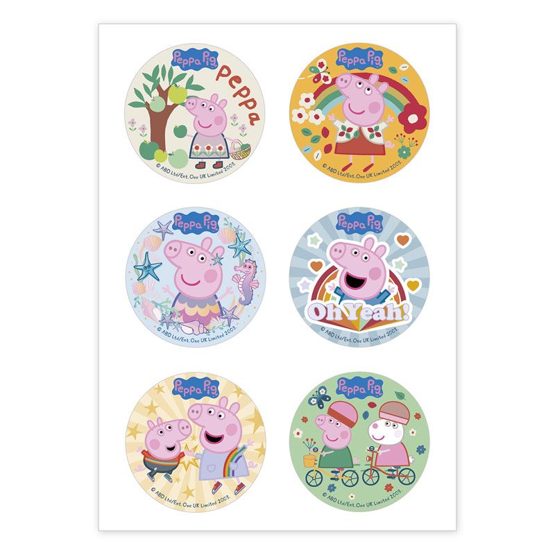 Feuilles comestibles à découper Peppa Pig 18,7 GR - Cdiscount Maison