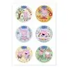 Mini disques azyme Peppa Pig (x6)