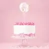 Cake toppers ballons & confettis (x2)
