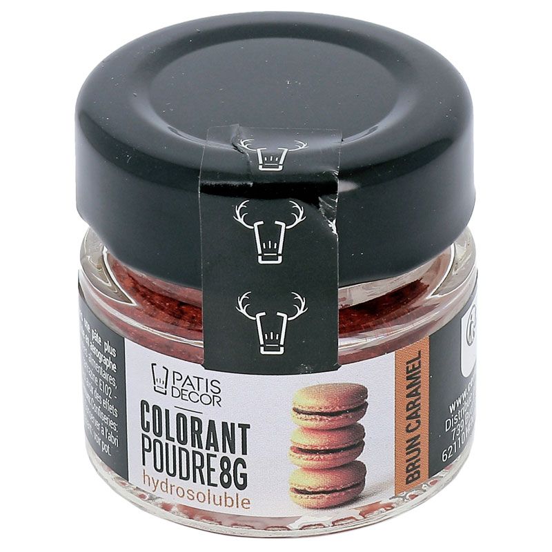 Colorant alimentaire en poudre effet perlé Cuivre, 25 g