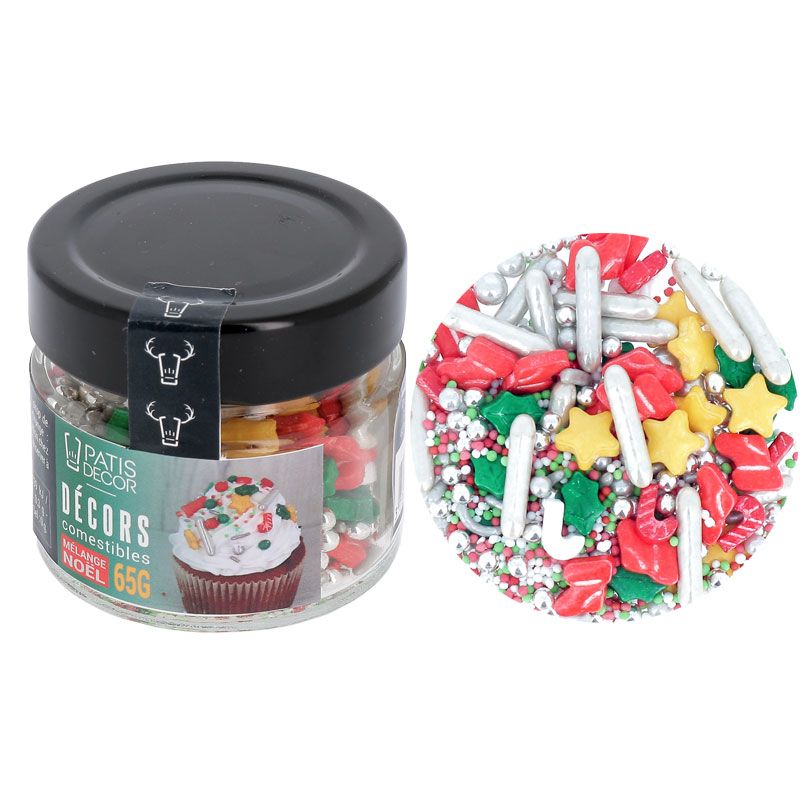 Kit 24 Caissettes et Déco Cupcakes - Village de Noël pour l