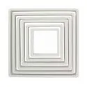Découpoirs carrés assortis PME (x6)