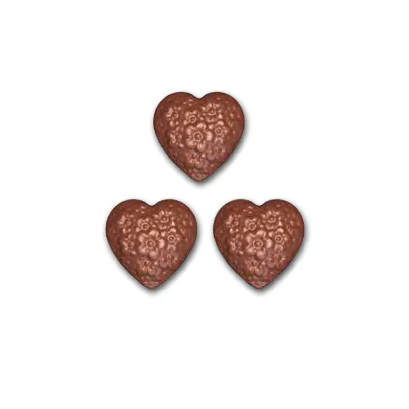 Moule chocolat bonbons coeurs fleuris