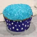 Paillettes alimentaires bleues Patisdécor 