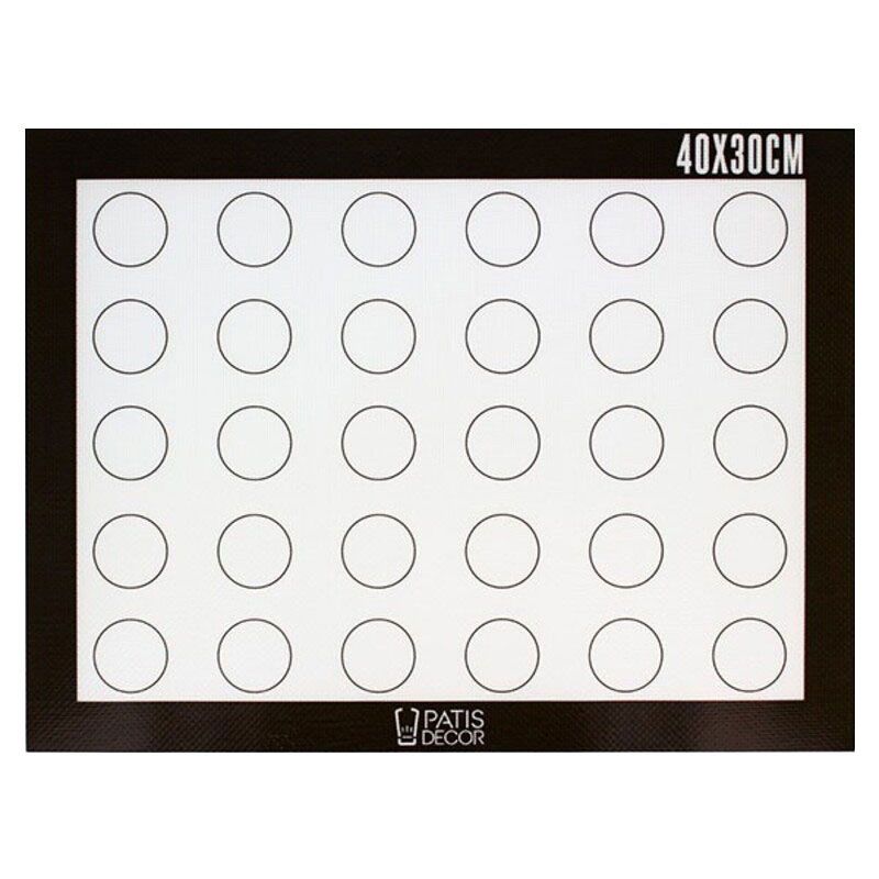 1 TAPIS DE CUISSON POUR MACARONS MICRO-PERFORÉ PROFESSIONNEL PÂTISSERIE 60  x 40 cm