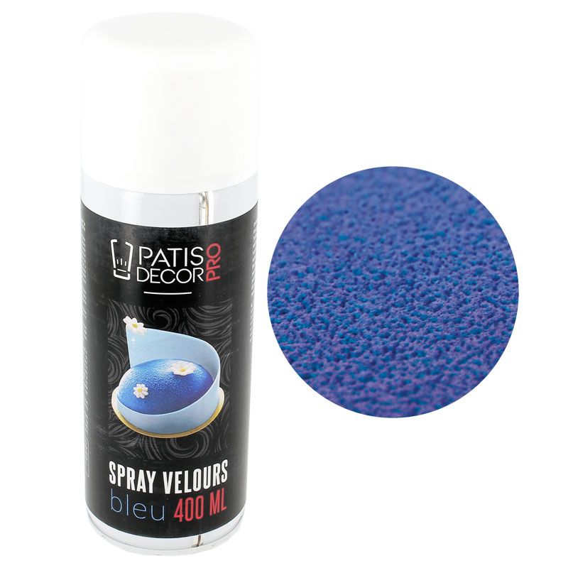 Spray EFFET VELOURS Colorant - Bleu - RÉSERVÉ AUX PROFESSIONNELS ET AU CAP  