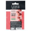 Carrés alu rouges pour bonbons et chocolats (x50)