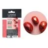 Carrés alu rouges pour bonbons et chocolats (x50)