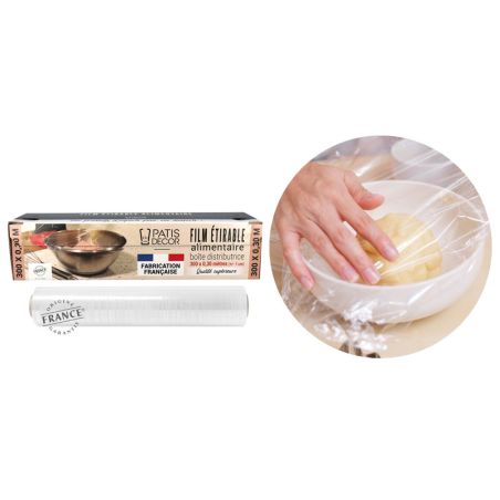 Film étirable 45 cm x 300 m - Lot de 3 - Wrapmaster 4500 - Appareil des  Chefs