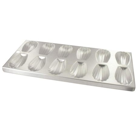 Plaque de 12 madeleines en acier