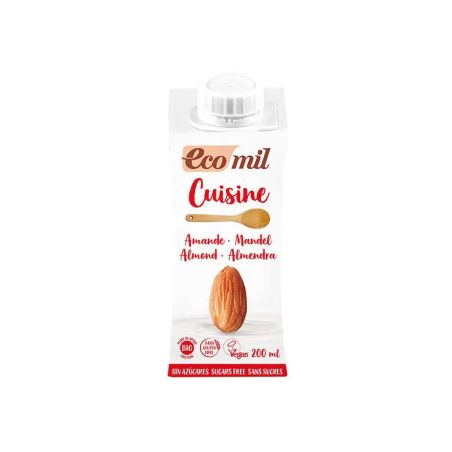 Crème cuisine végétale amande sans sucres 200 ml
