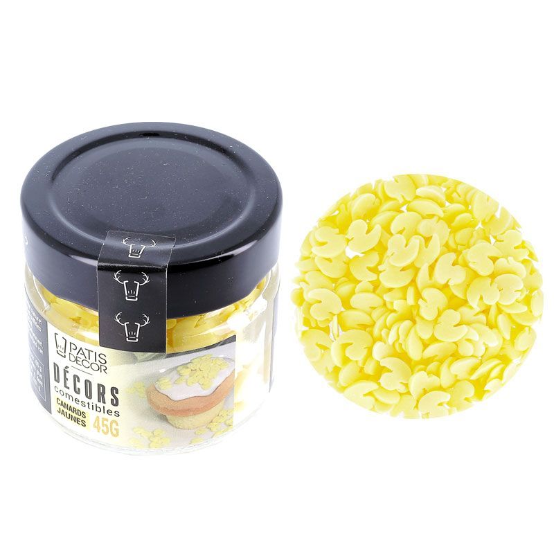 Décors comestibles canards jaunes 60 g