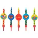 Bougie anniversaire Superman assorties (x10)