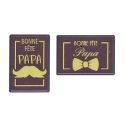 Rectangles chocolat Bonne Fête Papa (x25) Rectangles chocolat Bonne Fête Papa (x25)