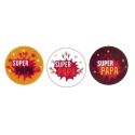 Ronds chocolat Super Papa / Super Héros assortis (x40) Ronds chocolat Super Papa / Super Héros assortis (x40)