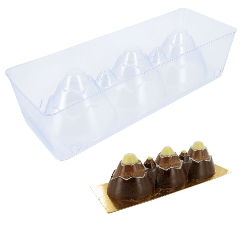 Moule à bûche PVC Glacier