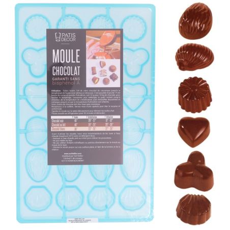 Matfer - Moule 3 tablettes 100 g en polycarbonate pour chocolat