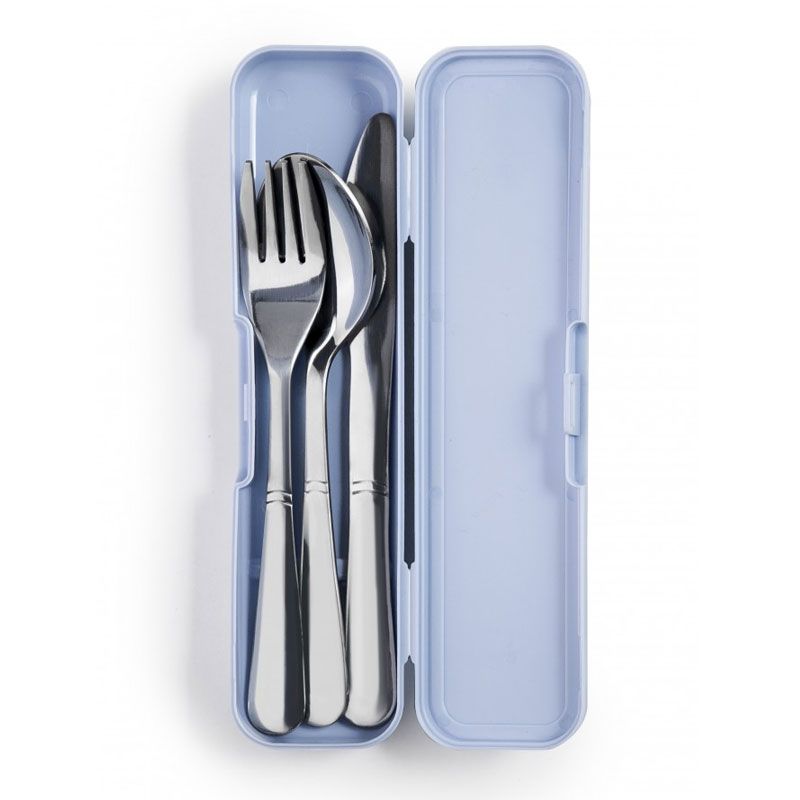 Set de couverts inox avec étui Ibili 700600